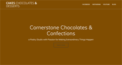 Desktop Screenshot of cornerstonechocolates.com